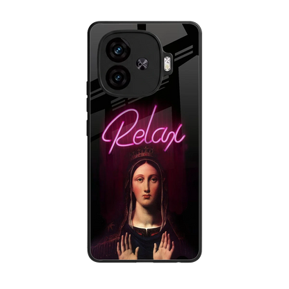 Relax back phone cover | glass case for iqoo neo 10r 5g