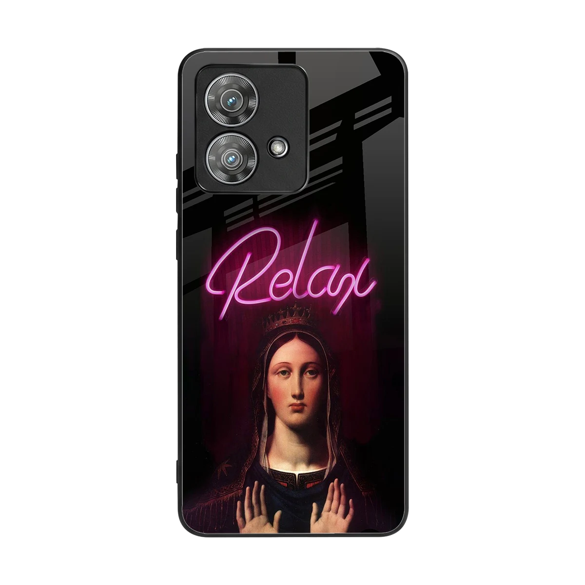 Relax back phone cover | glass case for motorola edge 40 neo 5g