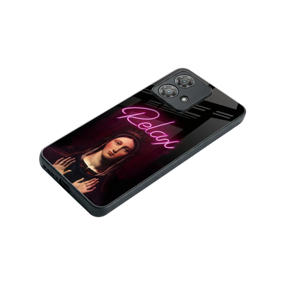 Relax stylish phone case for motorola edge 40 neo 5g | glossy glass and slim fit