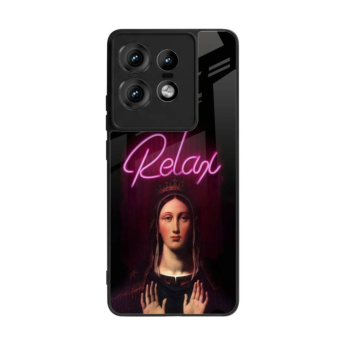Relax back phone cover | glass case for motorola edge 50 pro