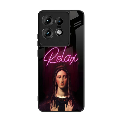Relax back phone cover | glass case for motorola edge 50 pro