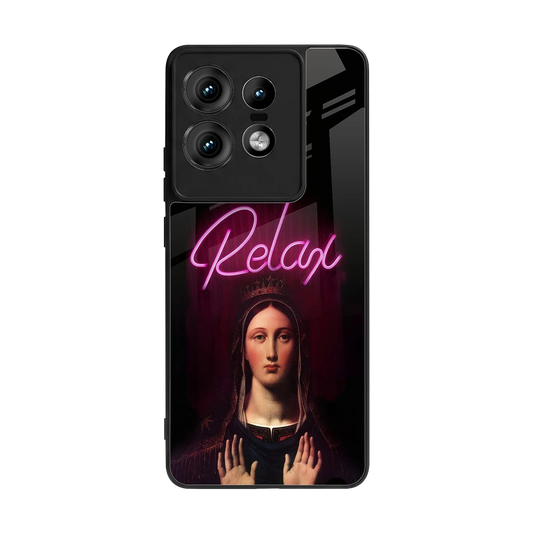 Relax back phone cover | glass case for motorola edge 50 pro