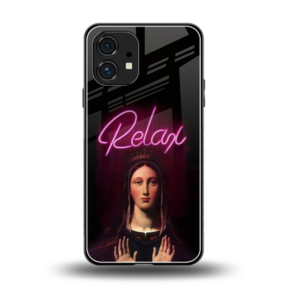Relax back phone cover | glass case for nothing phone 1