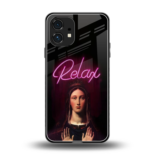 Relax back phone cover | glass case for nothing phone 1