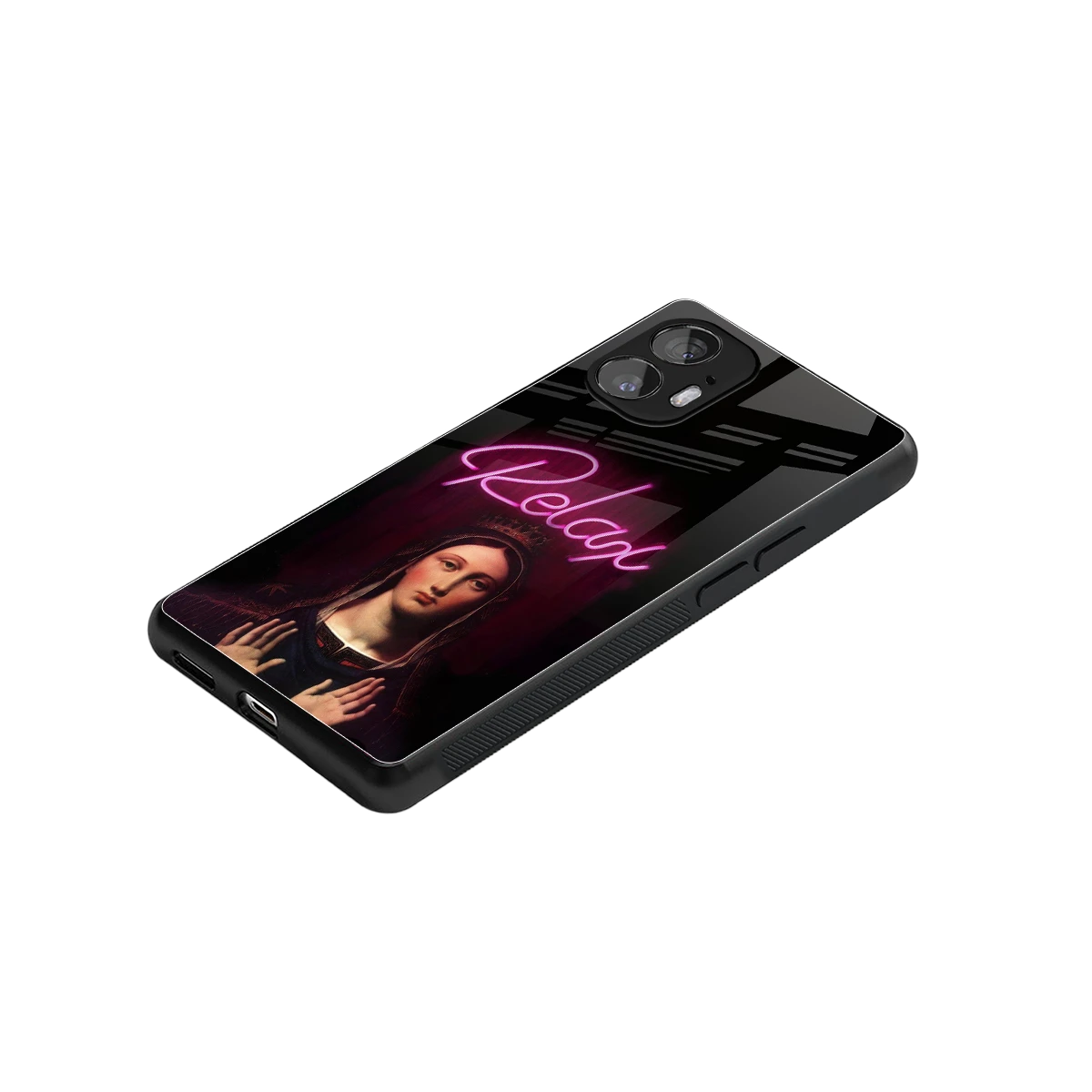 Relax stylish phone case for nothing phone 2 | glossy glass and slim fit