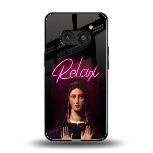 Relax back phone cover | glass case for nothing phone 2a