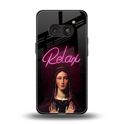 Relax back phone cover | glass case for nothing phone 2a plus