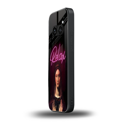 Relax nothing phone 2a mobile cover | shockproof glass phone case