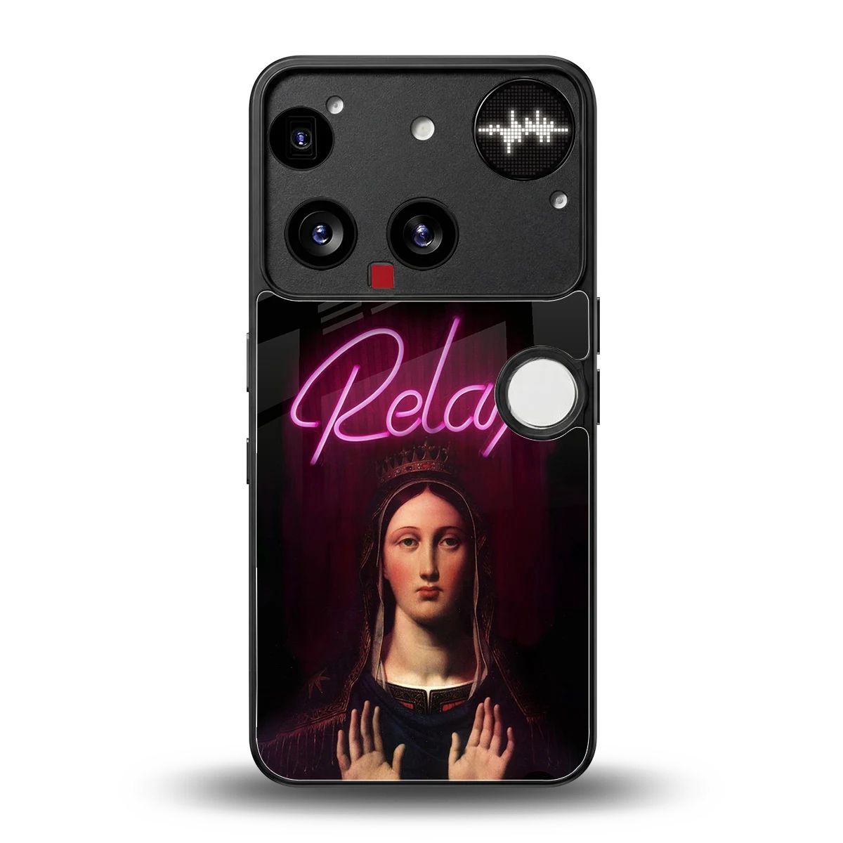 Relax back phone cover | glass case for nothing phone 3