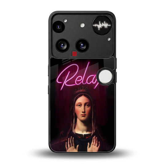 Relax back phone cover | glass case for nothing phone 3