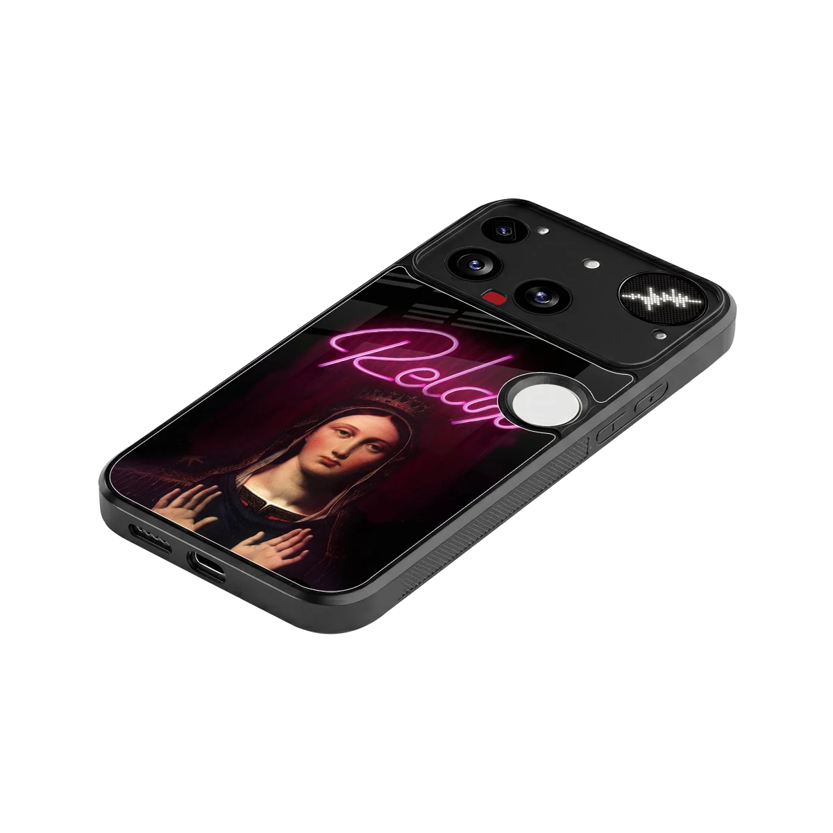 Relax stylish phone case for nothing phone 3 | glossy glass and slim fit