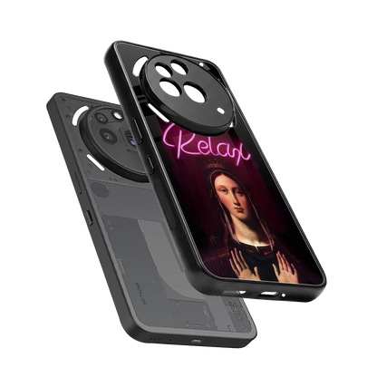 Relax sleek nothing phone 3a pro cover with tempered glass back and TPU edges