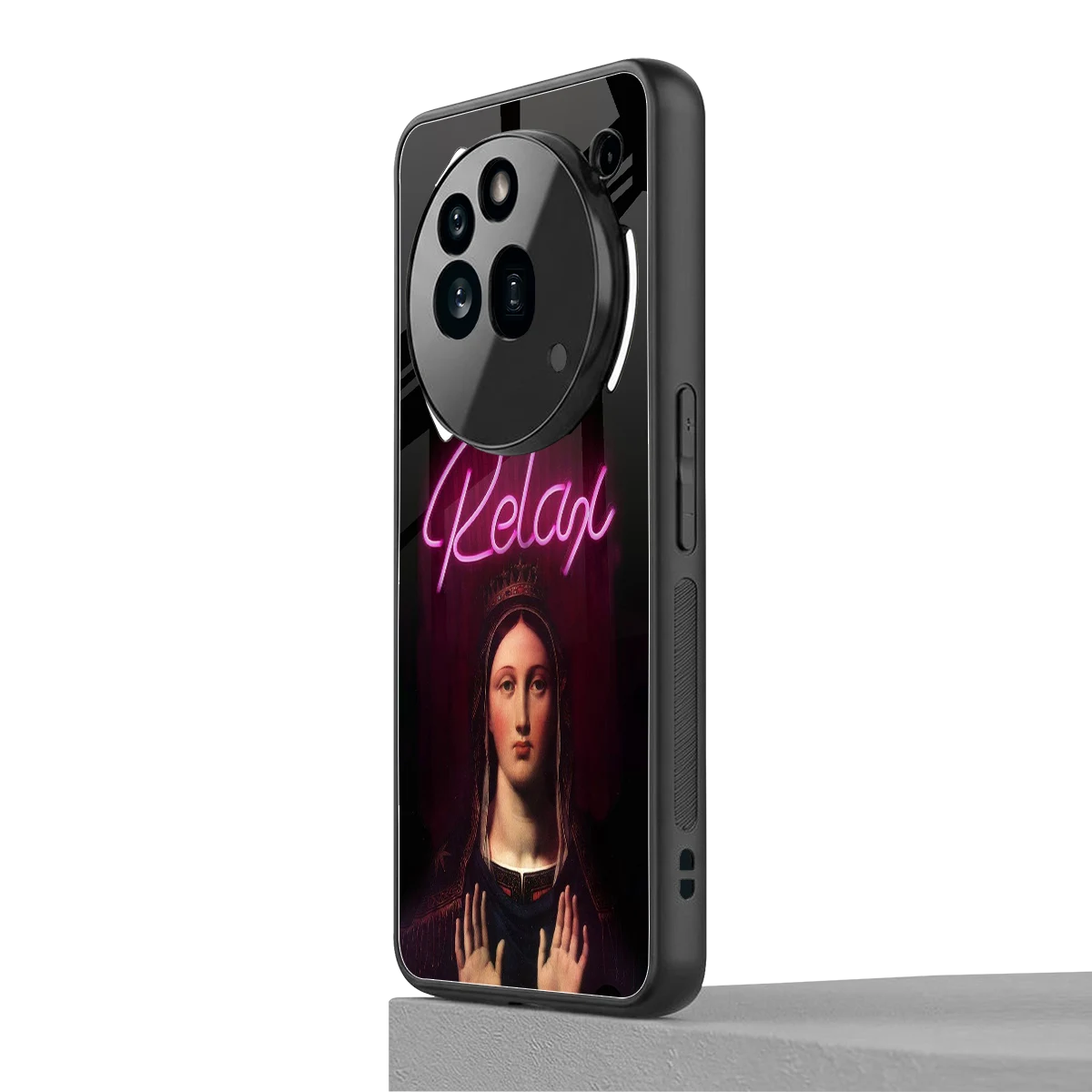 Relax nothing phone 3a pro mobile cover | shockproof glass phone case