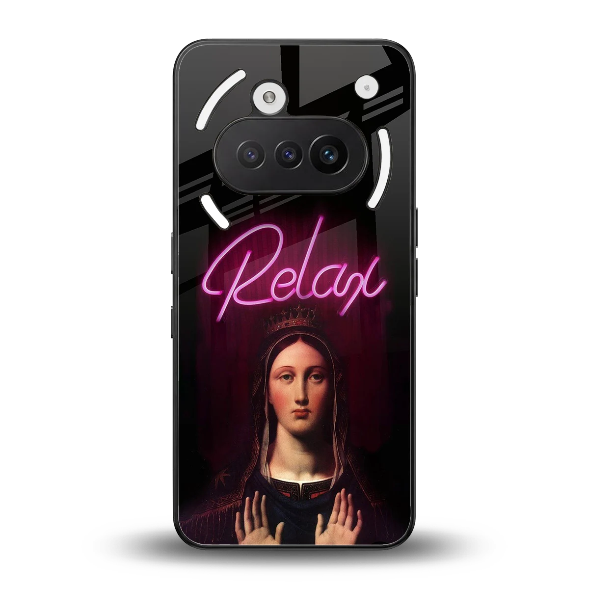 Relax back phone cover | glass case for nothing phone 3a