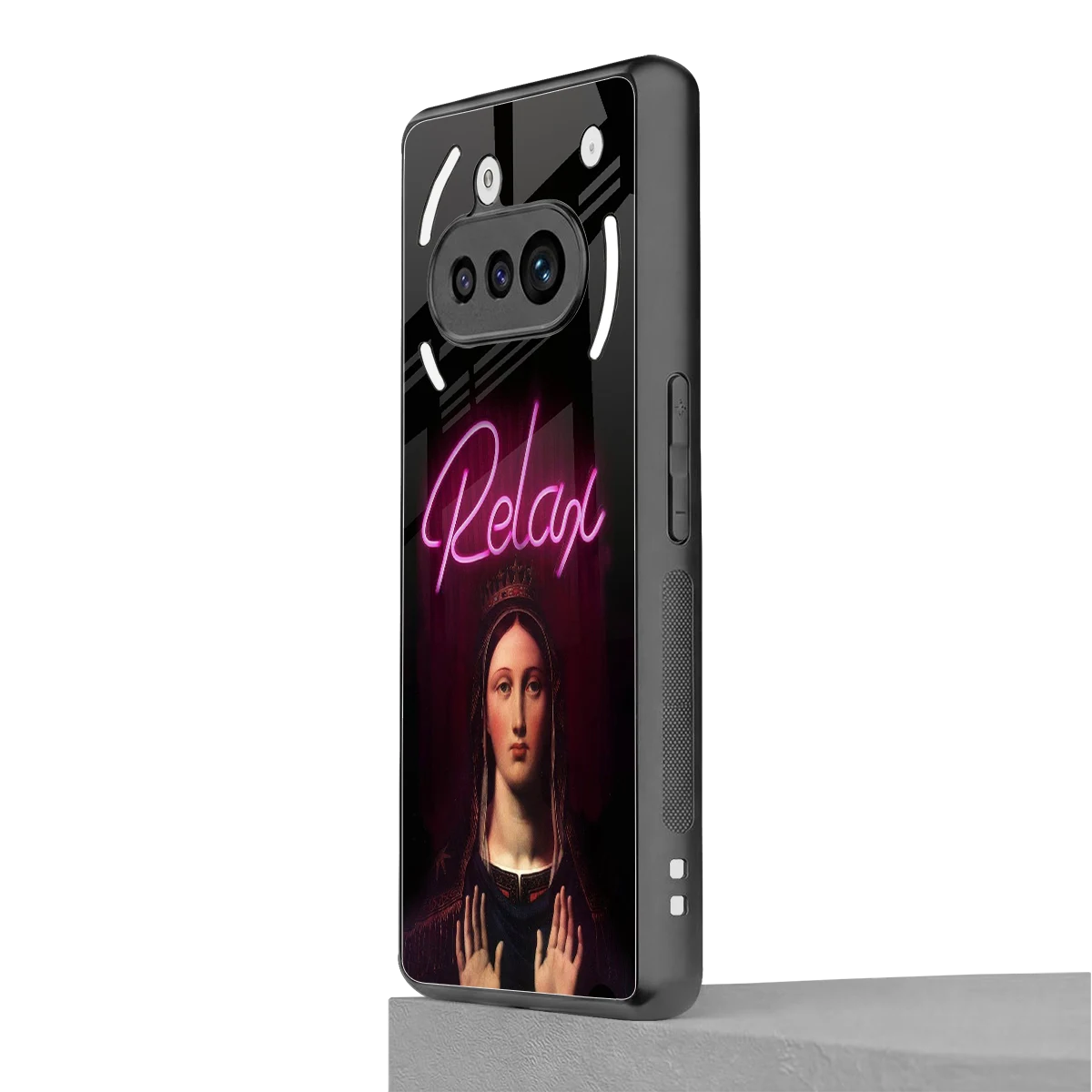Relax nothing phone 3a mobile cover | shockproof glass phone case