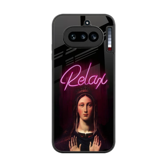 Relax back phone cover | glass case for nothing phone 4a