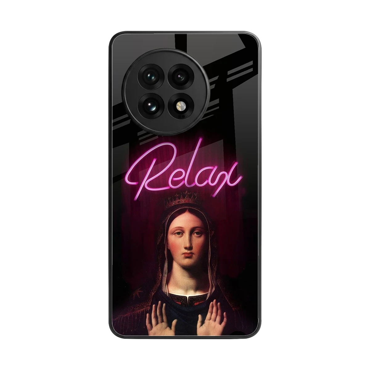 Relax back phone cover | glass case for oneplus 13r
