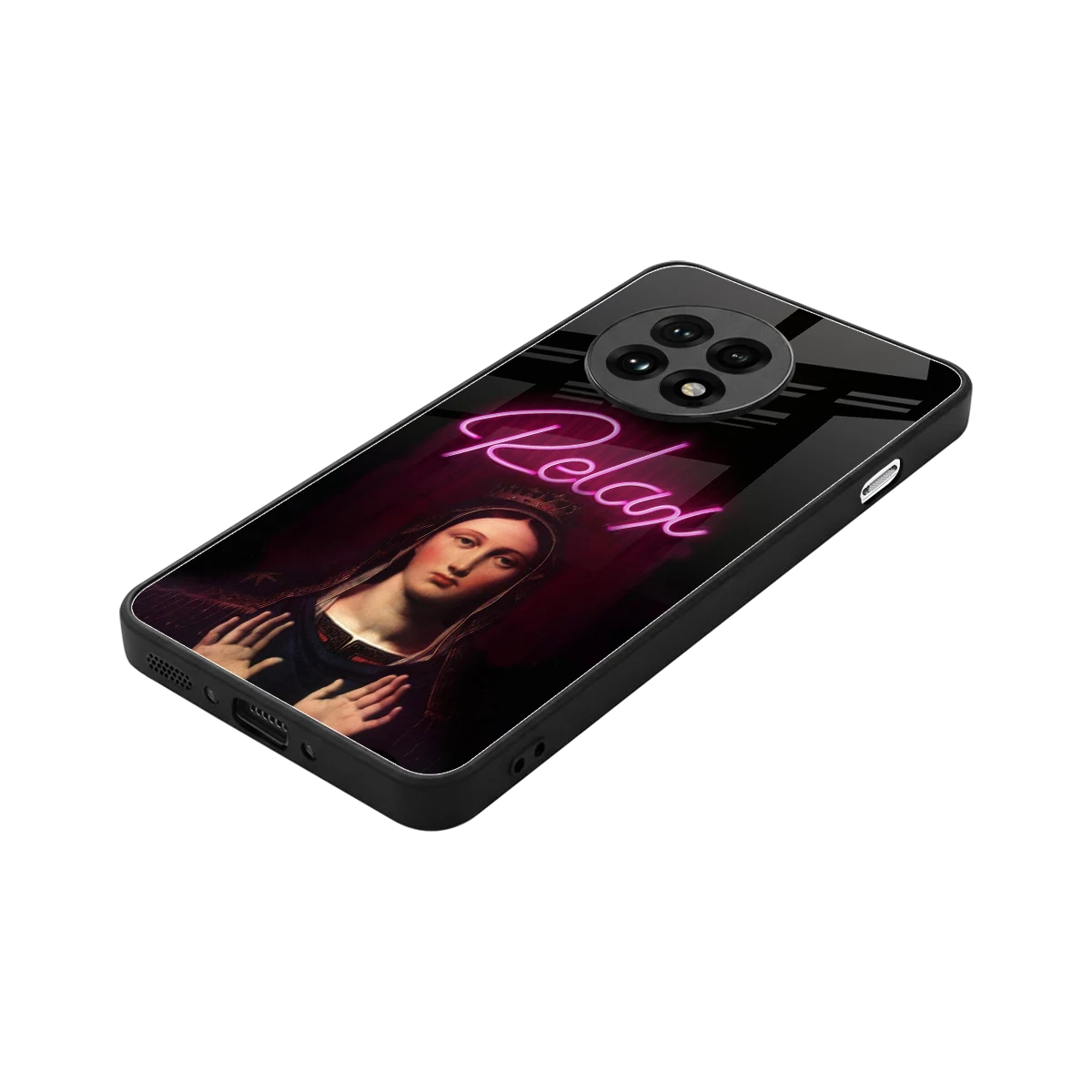 Relax stylish phone case for oneplus 13r | glossy glass and slim fit
