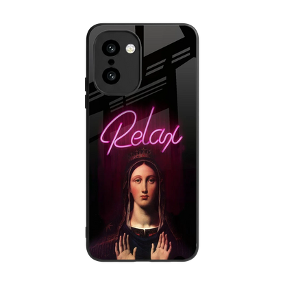 Relax back phone cover | glass case for oneplus 15r