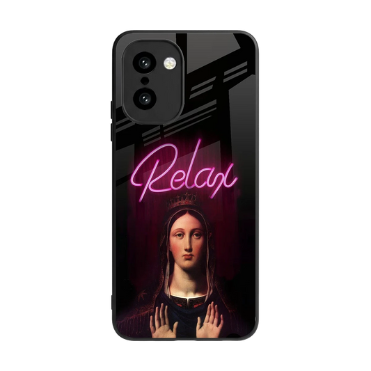 Relax back phone cover | glass case for oneplus 15r