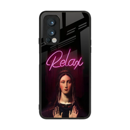 Relax back phone cover | glass case for oneplus nord 2