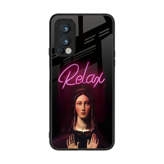 Relax back phone cover | glass case for oneplus nord 2