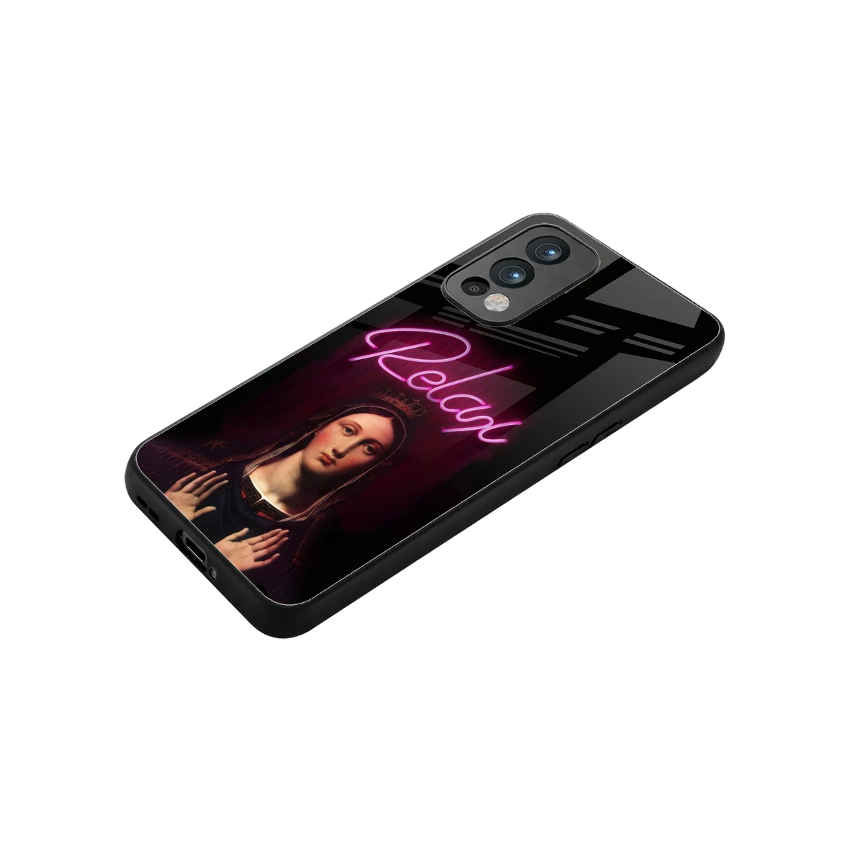 Relax stylish phone case for oneplus nord 2 | glossy glass and slim fit