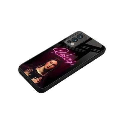 Relax stylish phone case for oneplus nord 2 | glossy glass and slim fit