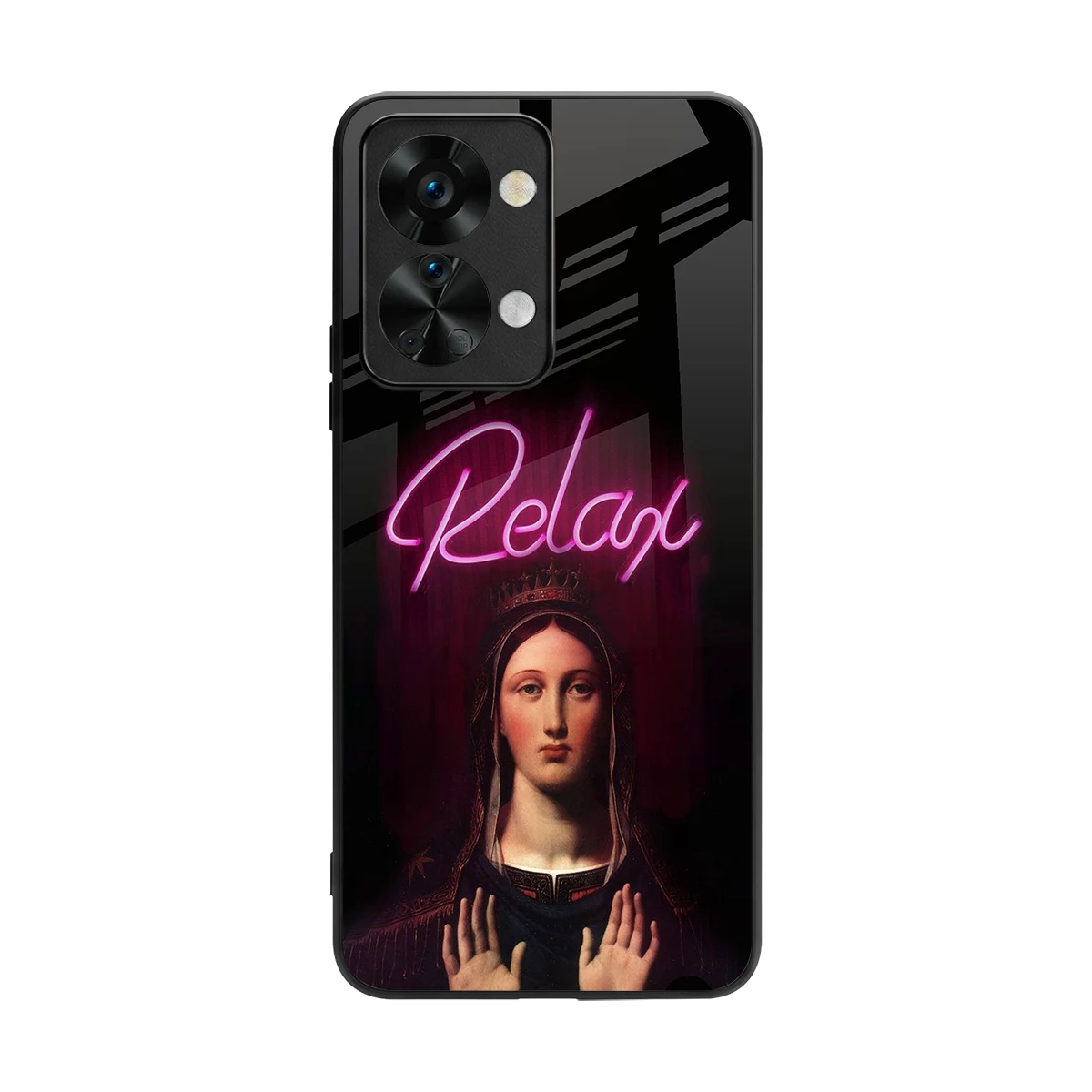 Relax back phone cover | glass case for oneplus nord 2t