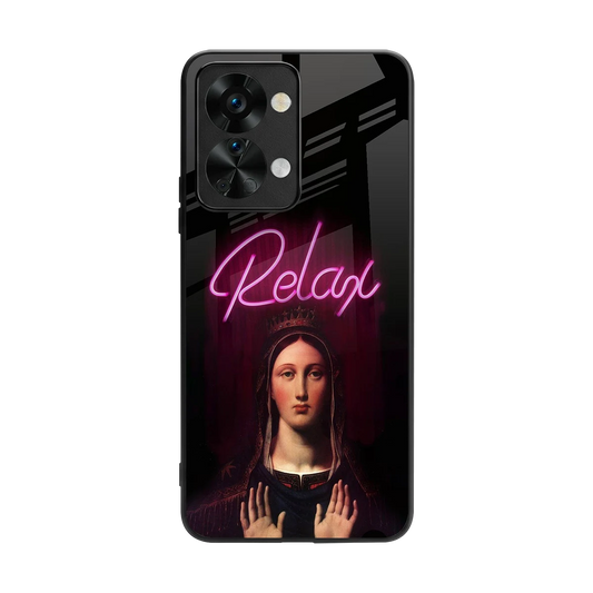 Relax back phone cover | glass case for oneplus nord 2t