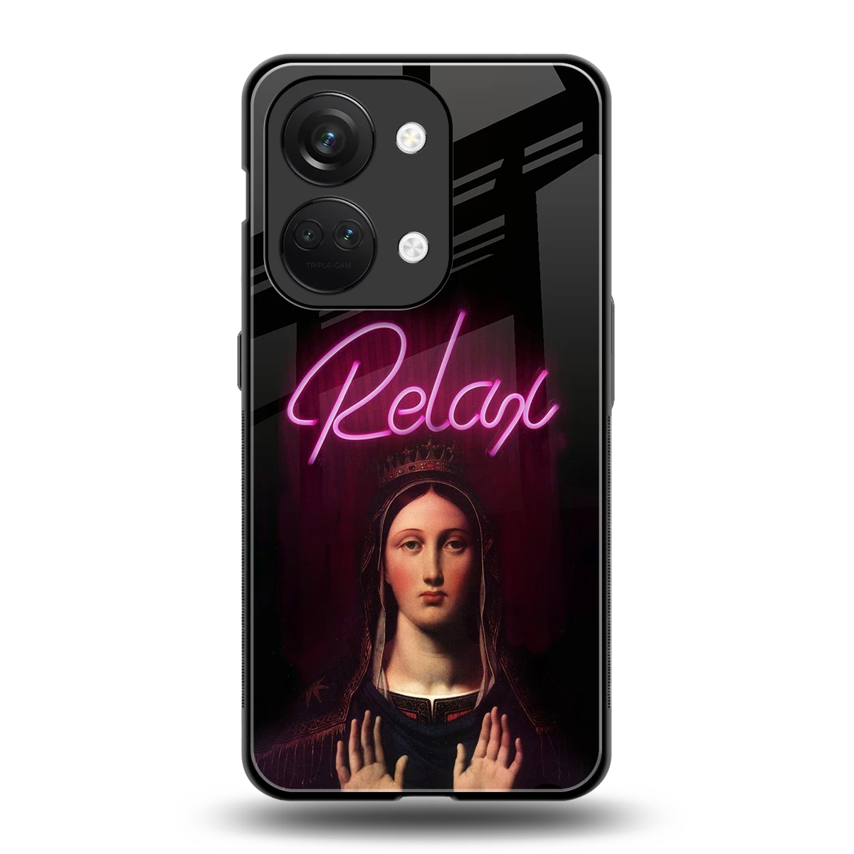 Relax back phone cover | glass case for oneplus nord 3