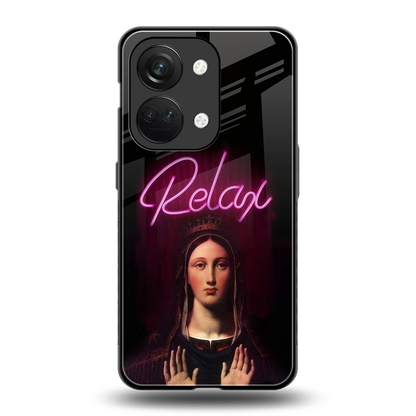 Relax back phone cover | glass case for oneplus nord 3