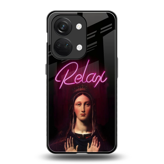 Relax back phone cover | glass case for oneplus nord 3