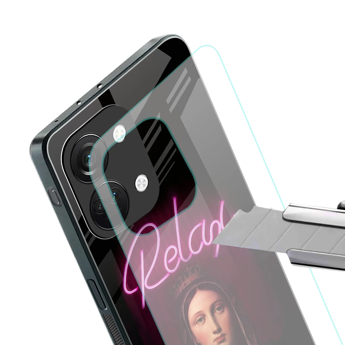 Relax stylish phone case for oneplus nord 3 | glossy glass and slim fit