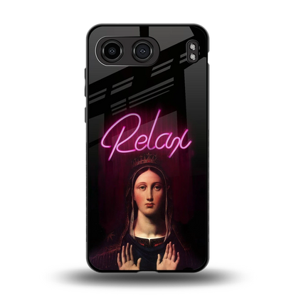 Relax back phone cover | glass case for oneplus nord 4
