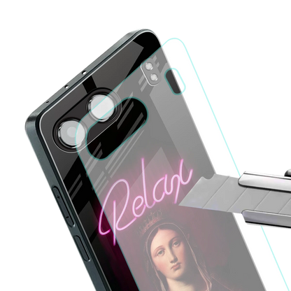 Relax stylish phone case for oneplus nord 4 | glossy glass and slim fit