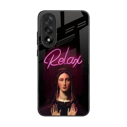 Relax back phone cover | glass case for oneplus nord 5