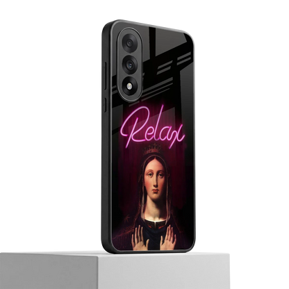 Relax oneplus nord 5 mobile cover | shockproof glass phone case