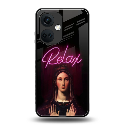 Relax back phone cover | glass case for oneplus nord ce 3