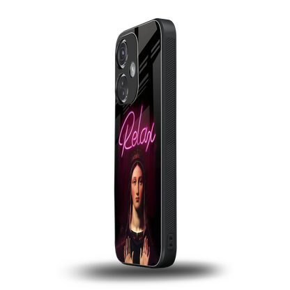 Relax oneplus nord ce 3 mobile cover | shockproof glass phone case