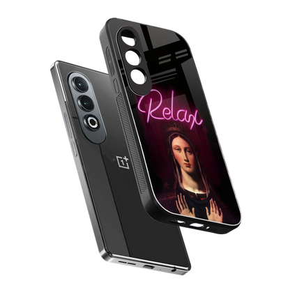 Relax sleek oneplus nord ce 4 cover with tempered glass back and TPU edges