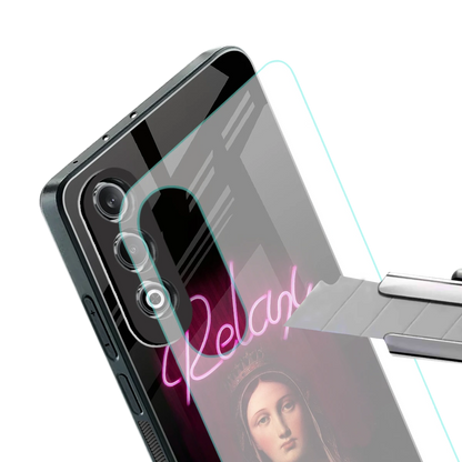 Relax stylish phone case for oneplus nord ce 4 | glossy glass and slim fit