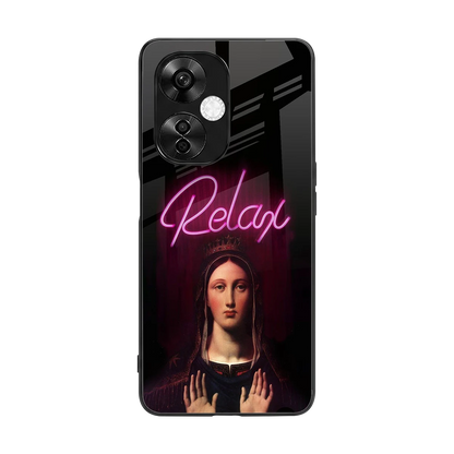Relax back phone cover | glass case for oneplus nord ce 3 lite