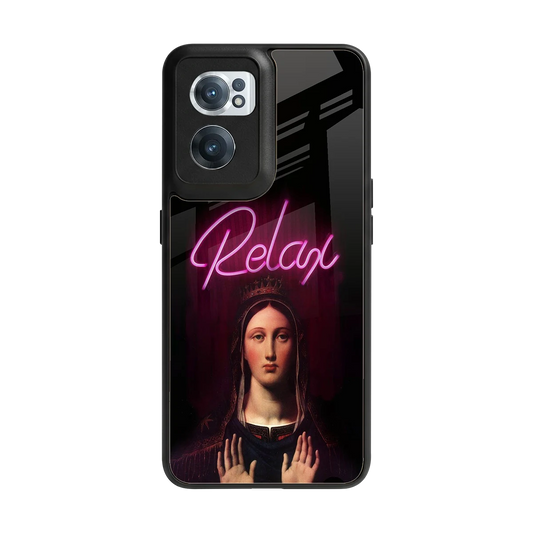 Relax back phone cover | glass case for oneplus nord ce 2