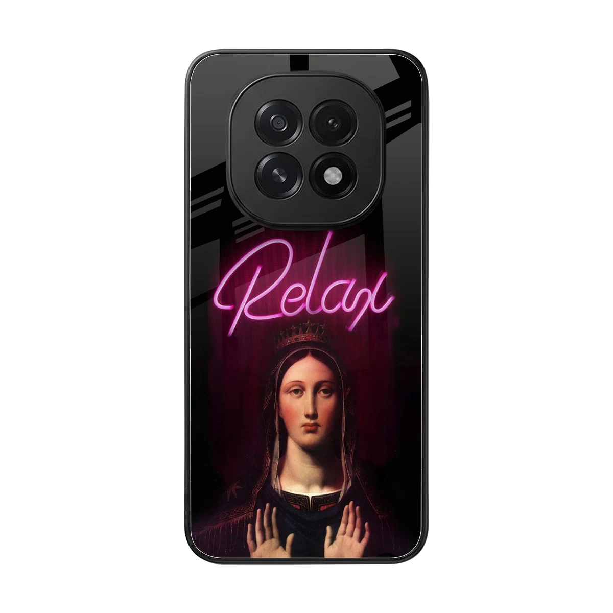 Relax back phone cover | glass case for oppo f29 5g