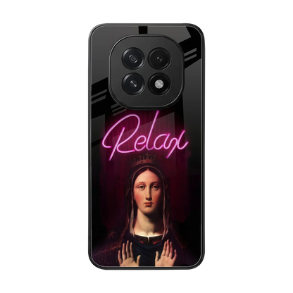 Relax back phone cover | glass case for oppo f29 5g