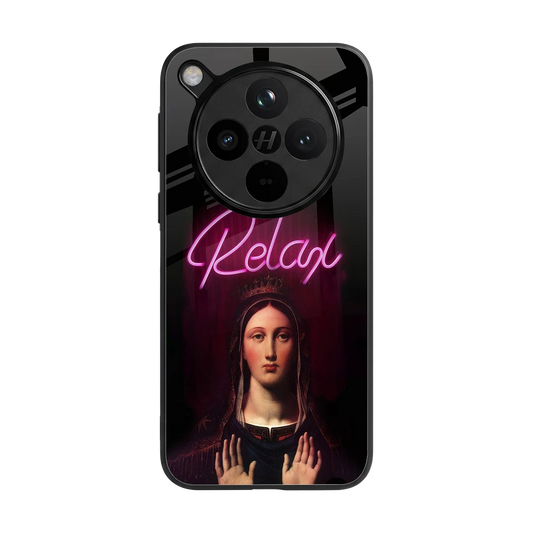 Relax back phone cover | glass case for oppo find x8