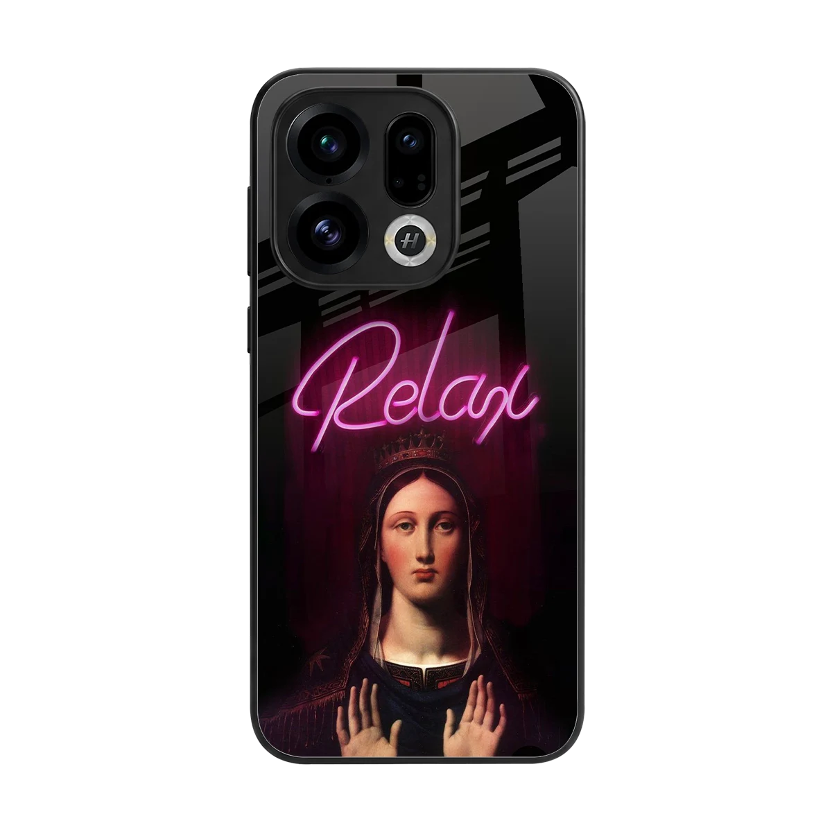 Relax back phone cover | glass case for oppo find x9