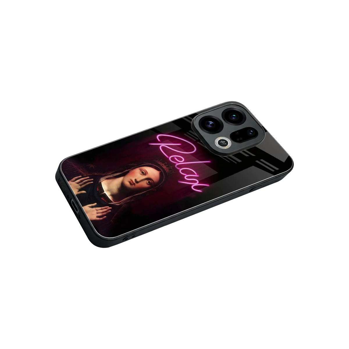 Relax stylish phone case for oppo find x9 | glossy glass and slim fit
