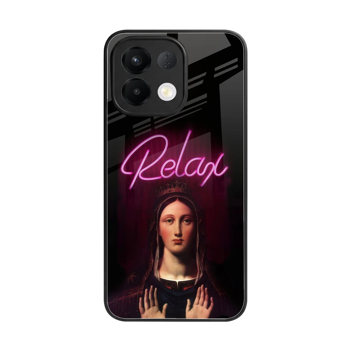 Relax back phone cover | glass case for oppo k13 5g